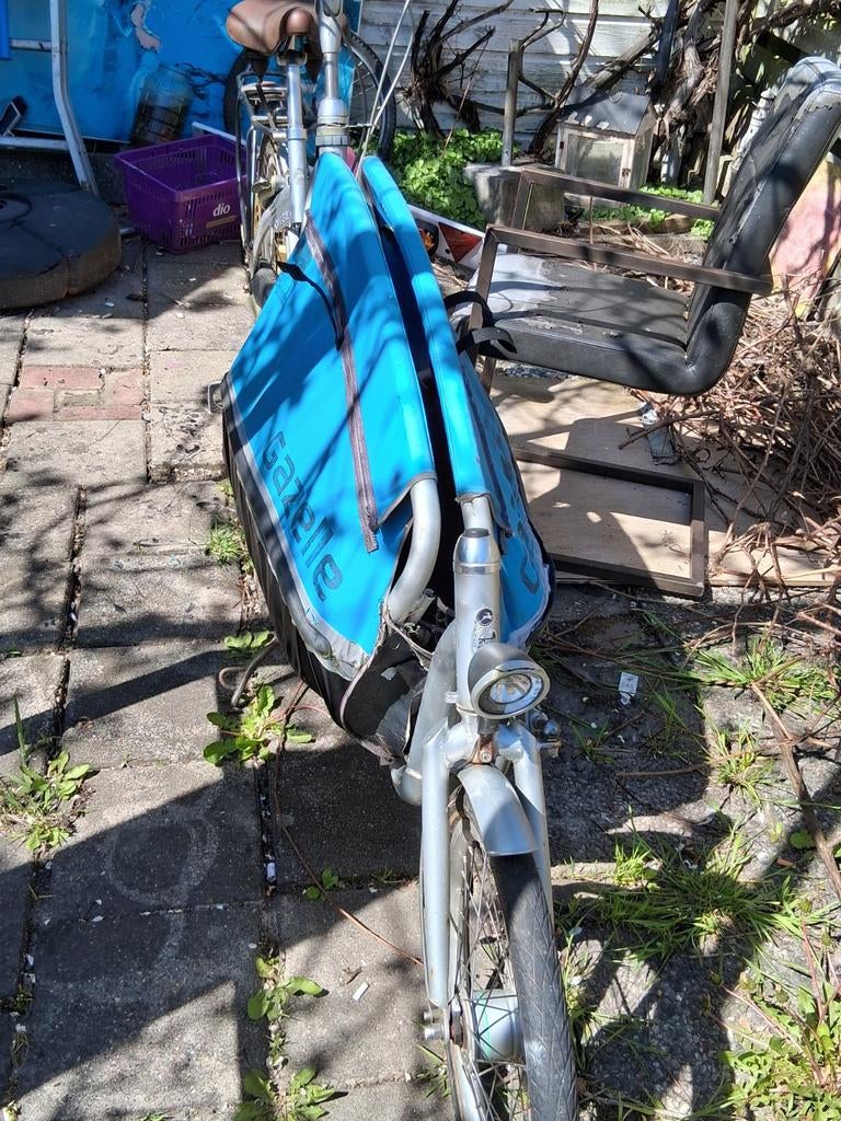 Gazelle cabby bakfiets + Huif 7 speed voor kids of Hond?, Fietsen en Brommers, Fietsen | Bakfietsen, Ophalen, Gebruikt, 2 kinderen
