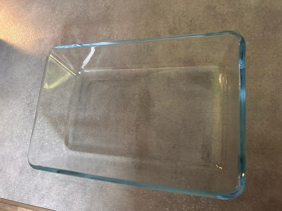Ovenschaal van glas ikea, Ophalen of Verzenden, Zo goed als nieuw, Glas, Overige typen
