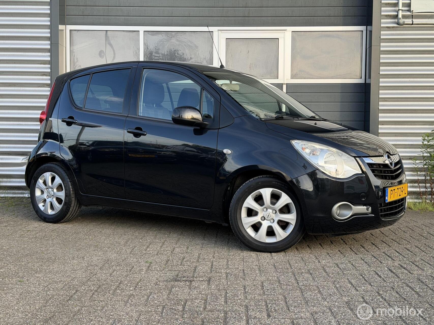 Opel Agila 1.0 Enjoy 5D 2008|Airco|Bluetooth|100% Ohoud|, Stof, Gebruikt, Bedrijf, Handgeschakeld