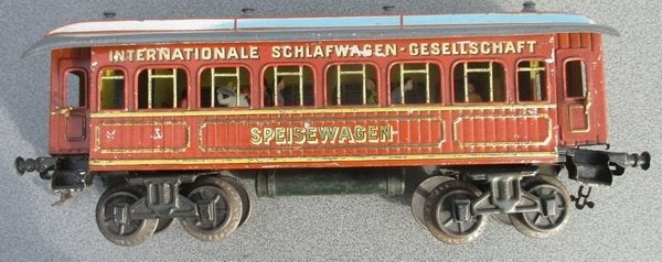 Bing trein slaap restaurant wagon groot model 30 cm, Ophalen of Verzenden