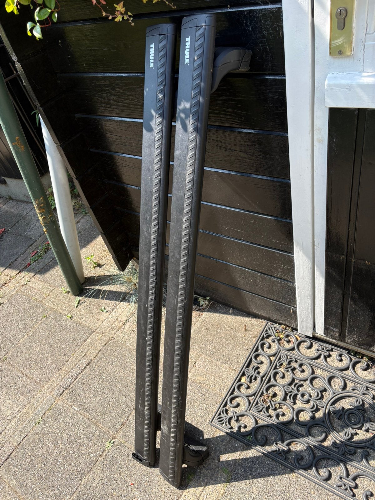 Dakdragerset Thule Evo Wing bar zwart, Auto diversen, Dakdragers, Ophalen, Gebruikt