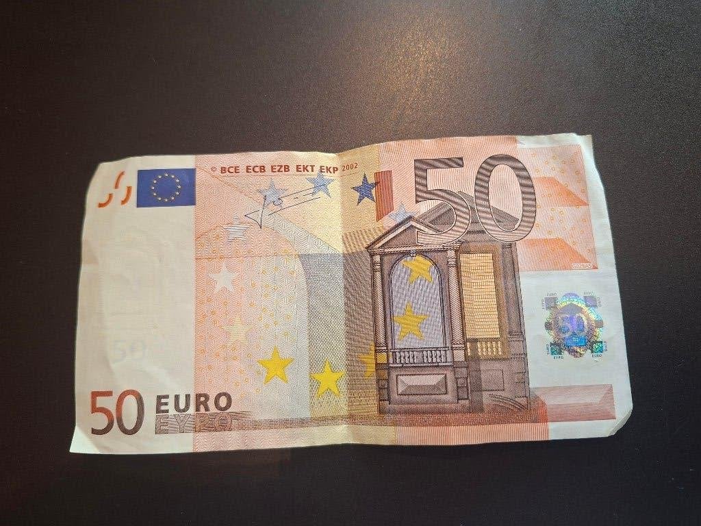 2002 Duitsland 50 euro oude serie Trichet code G029, Postzegels en Munten, Bankbiljetten | Europa | Eurobiljetten, Verzenden, Duitsland
