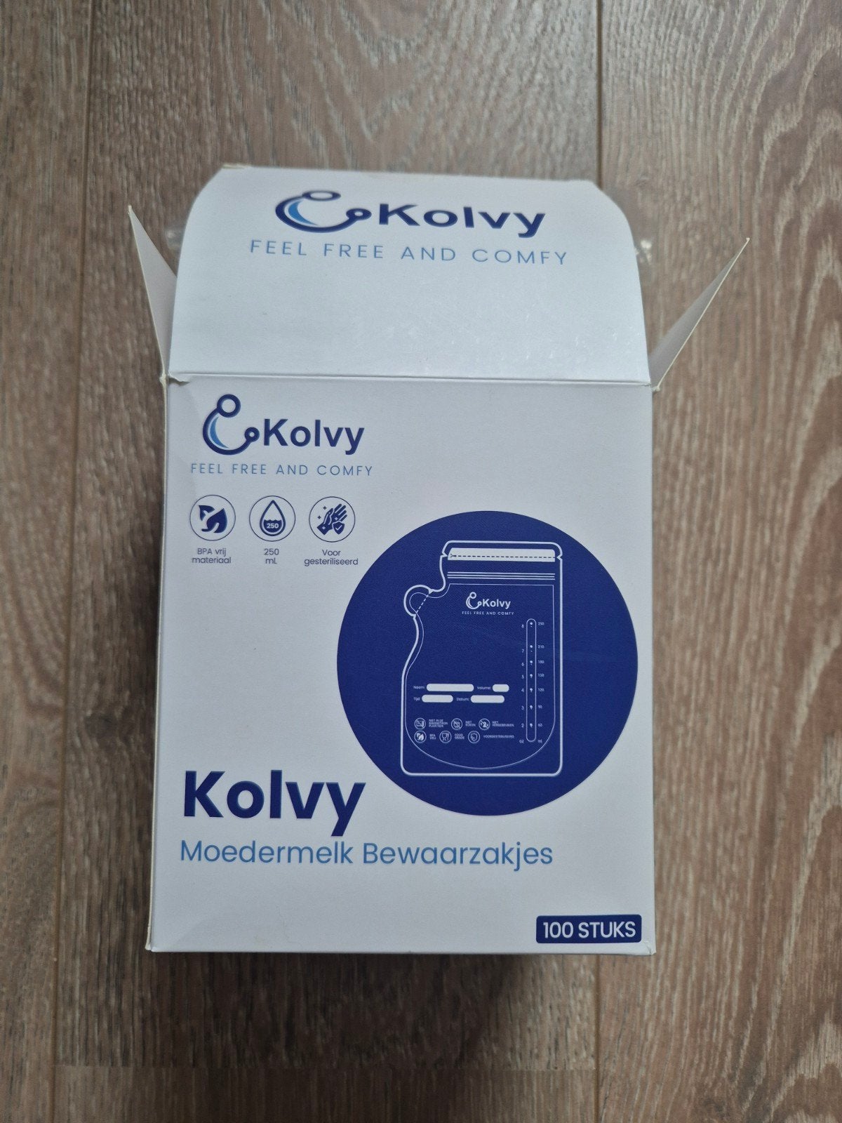 Kolvy Moedermelk Bewaarzakjes - 100 stuks, Ophalen of Verzenden, Nieuw, Overige typen
