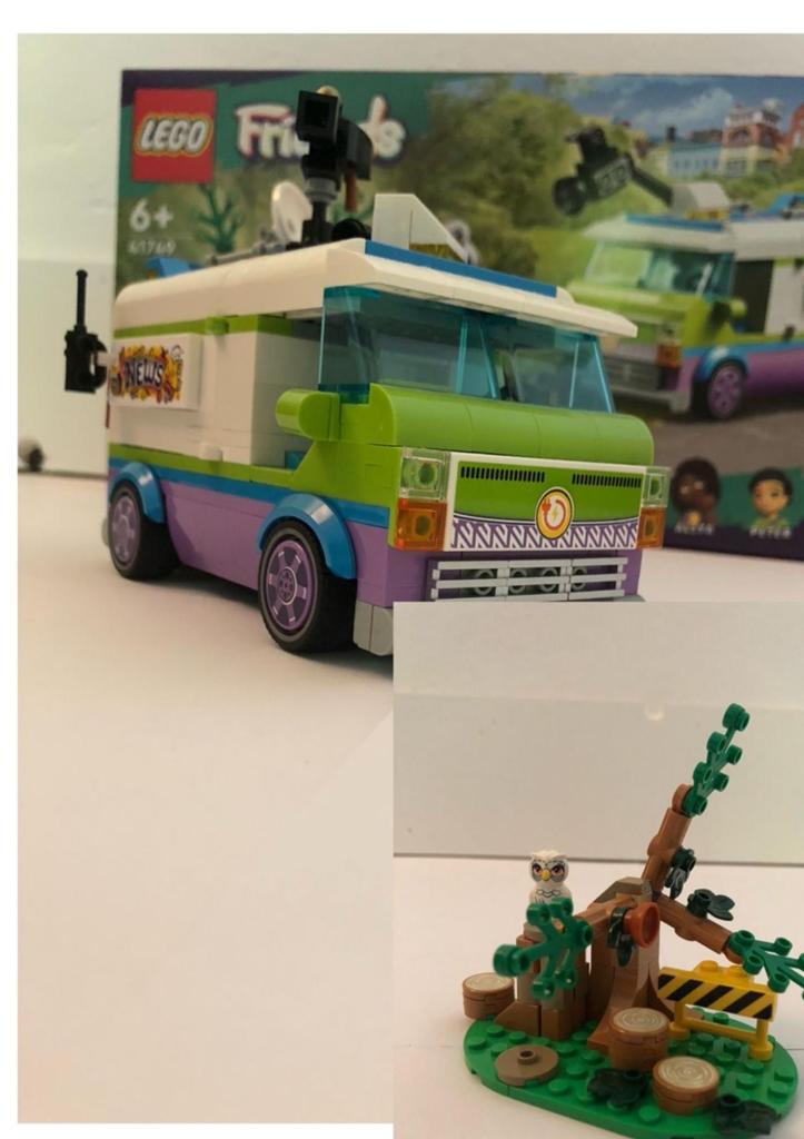 Lego Friends 41749 Nieuwsbus en boomplantactie, Lego, Friends, Ophalen of Verzenden, Zo goed als nieuw