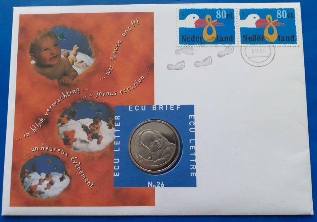 ECU brief 26 - 'Geboorte' 1997, Verzenden, Overige materialen, Nederland