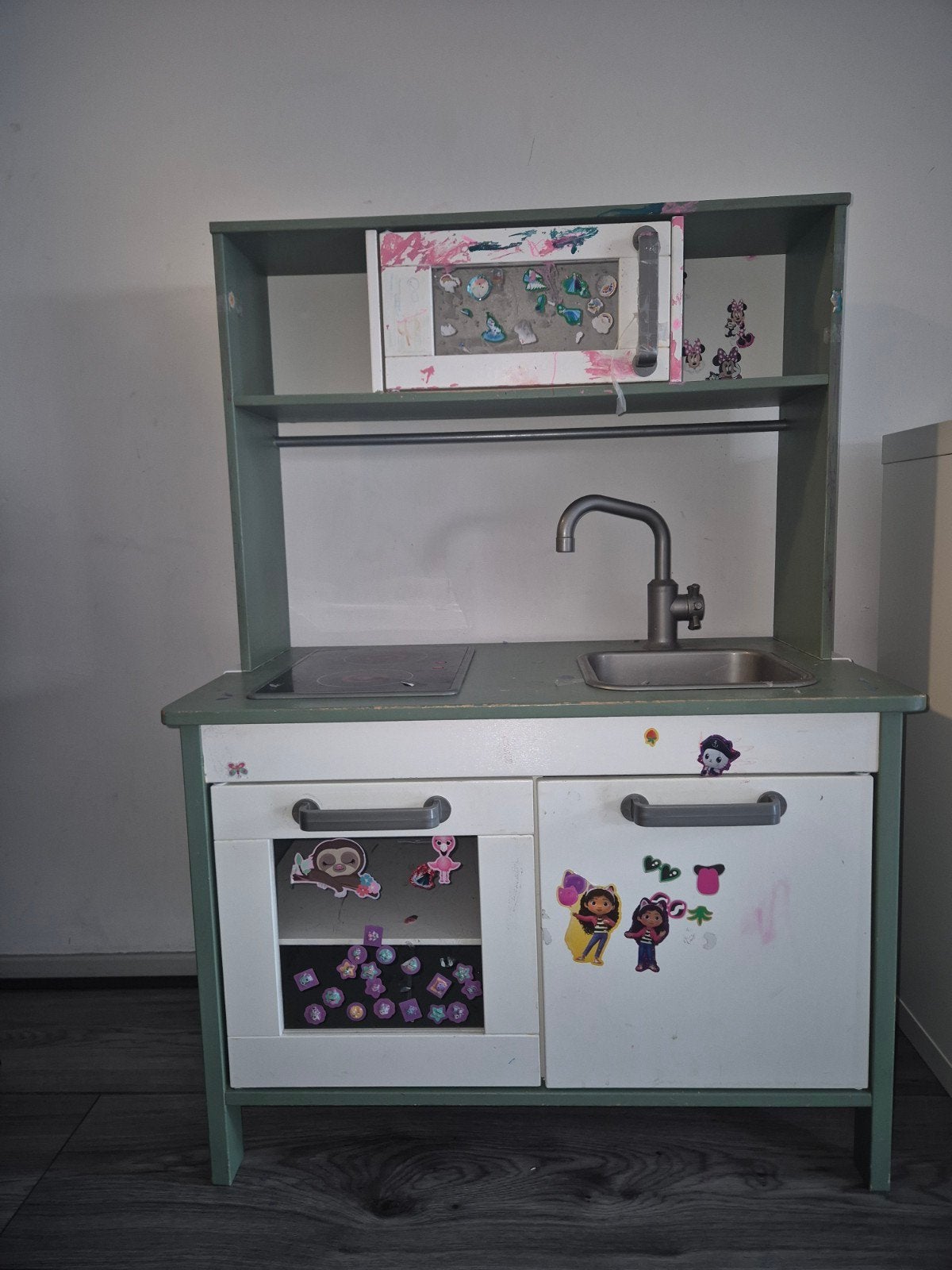 Houten speelkeuken met accessoires, Ophalen of Verzenden, Gebruikt, Jongen of Meisje