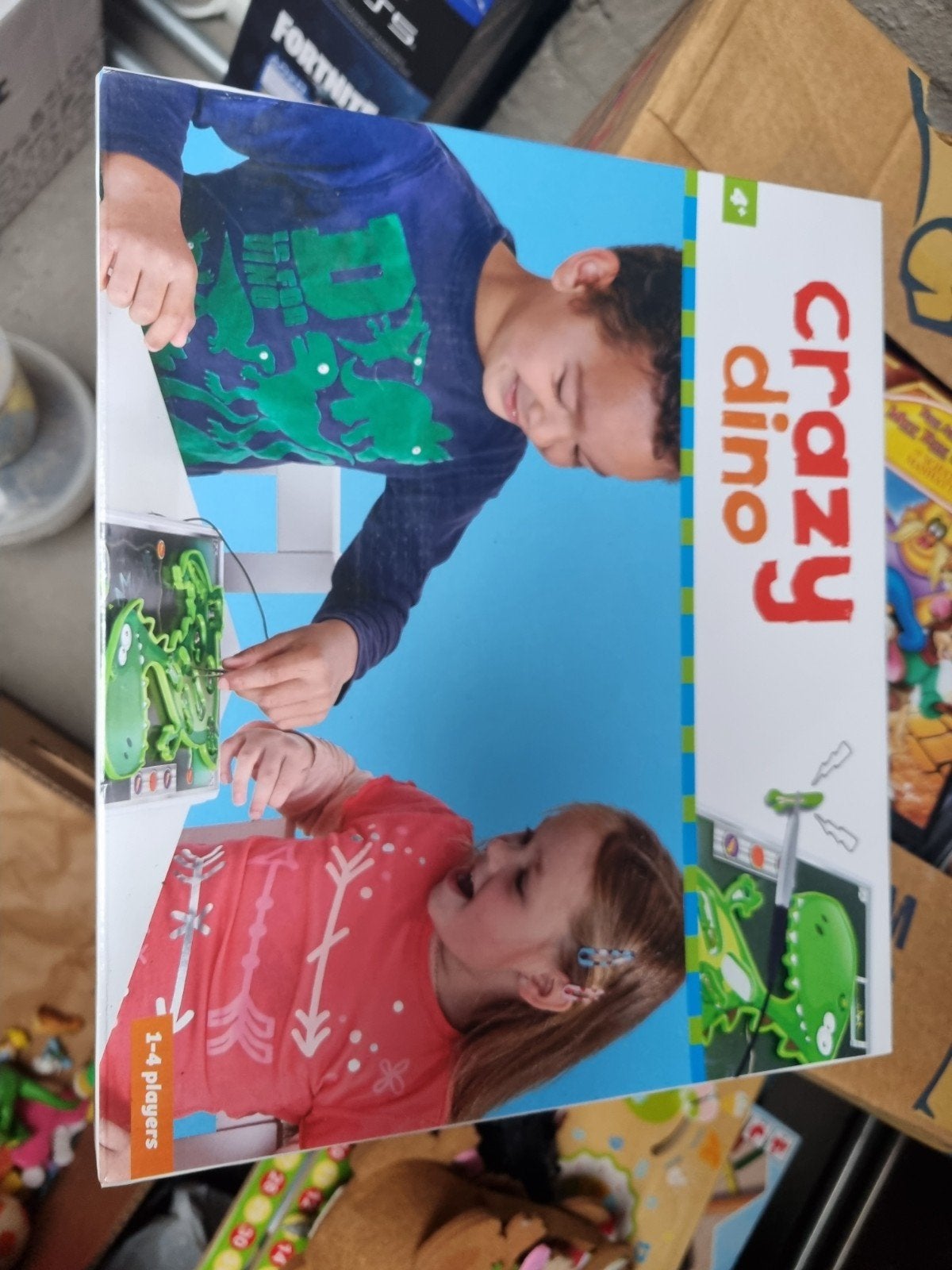 Crazy Dino Kinderspel, Een of twee spelers, Ophalen of Verzenden, Zo goed als nieuw