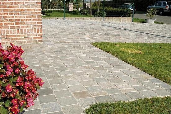 kasseien Kandla Grey 14x14x5/7 cm gekapt € 45,95 p/m2, Tuin en Terras, Ophalen of Verzenden, Nieuw, Natuursteen, Klinkers