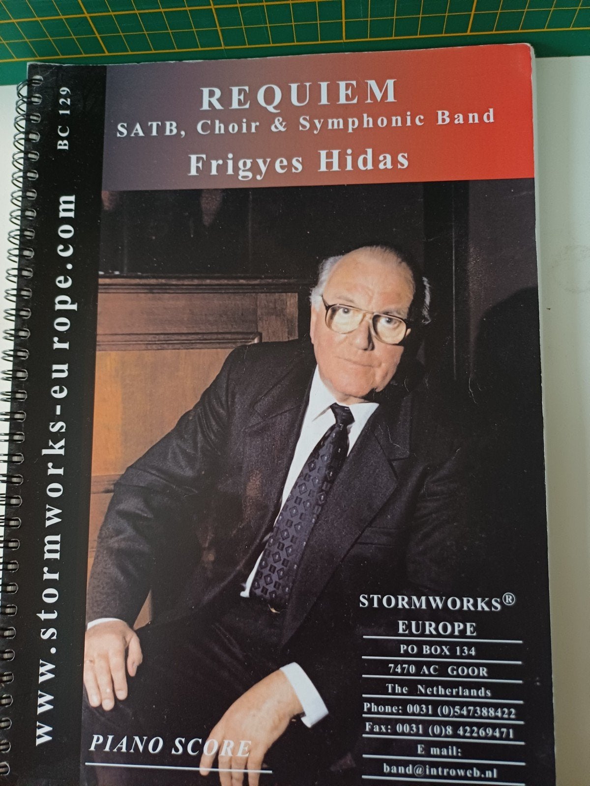 Pianouittrekseksel FRIGYES HIDAS Requiem, Ophalen of Verzenden, Zo goed als nieuw, Les of Cursus, Klassiek