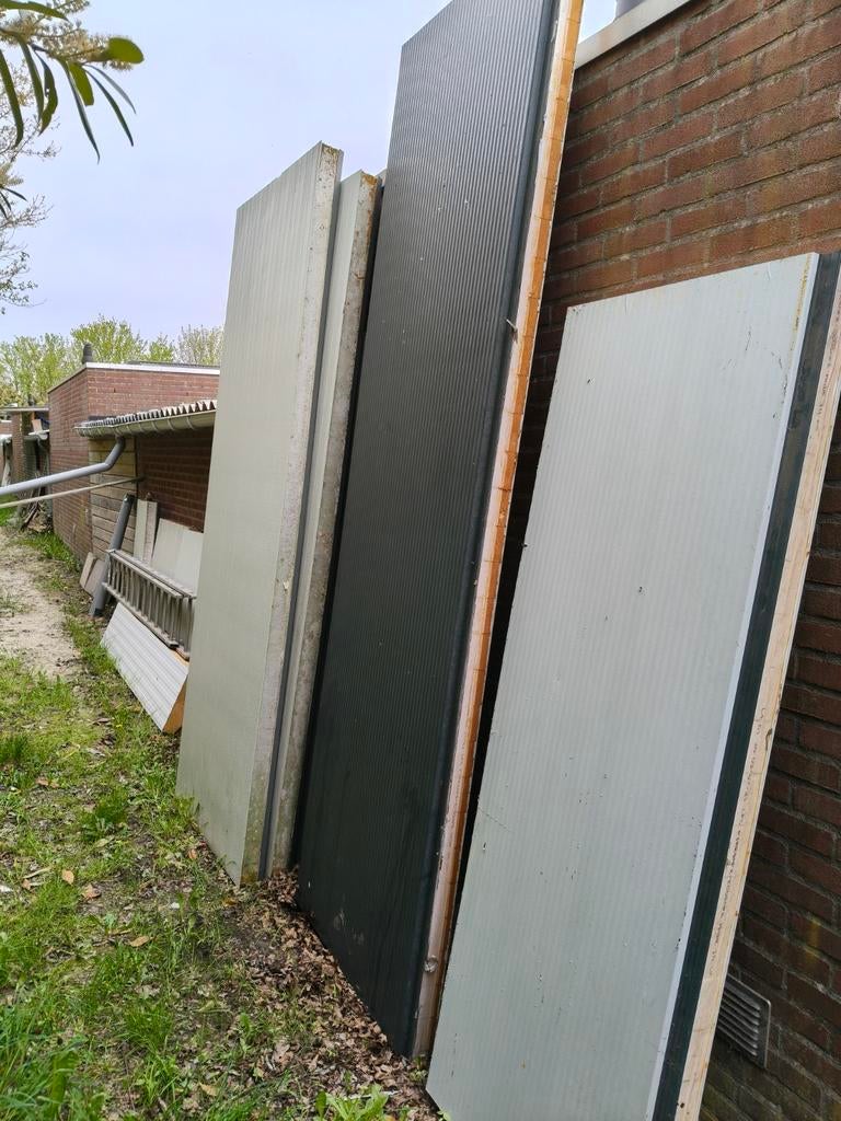 Isolatiepanelen / Sandwichpanelen - Diverse maten, Doe-het-zelf en Verbouw, Platen en Panelen, Ophalen, Gebruikt, Overige materialen