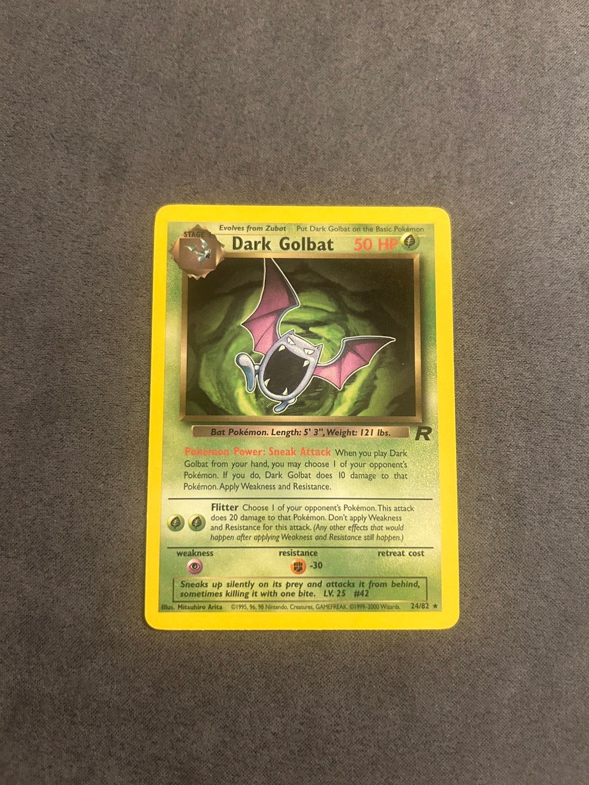 Dark Golbat 23/82 Team Rocker NM, Hobby en Vrije tijd, Verzamelkaartspellen | Pokémon, Ophalen of Verzenden, Zo goed als nieuw