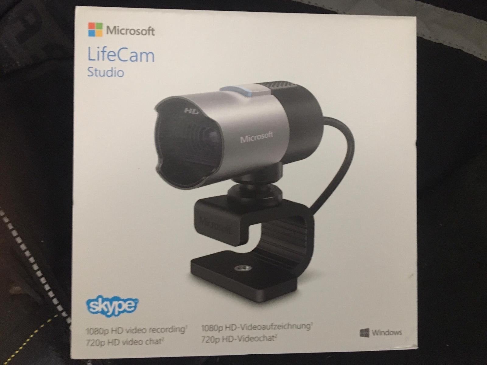 Microsoft LifeCam Studio Webcam - Nieuw in doos, Computers en Software, Ophalen, Nieuw, Windows, Microfoon