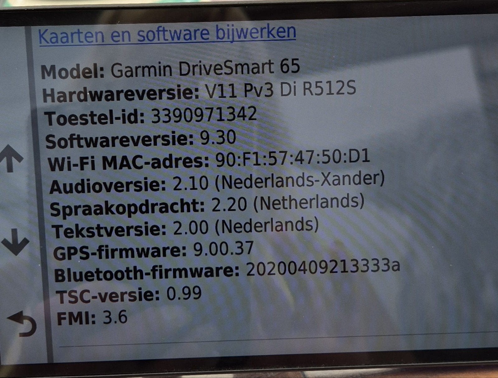 Garmin navigatie, Ophalen, Landkaarten