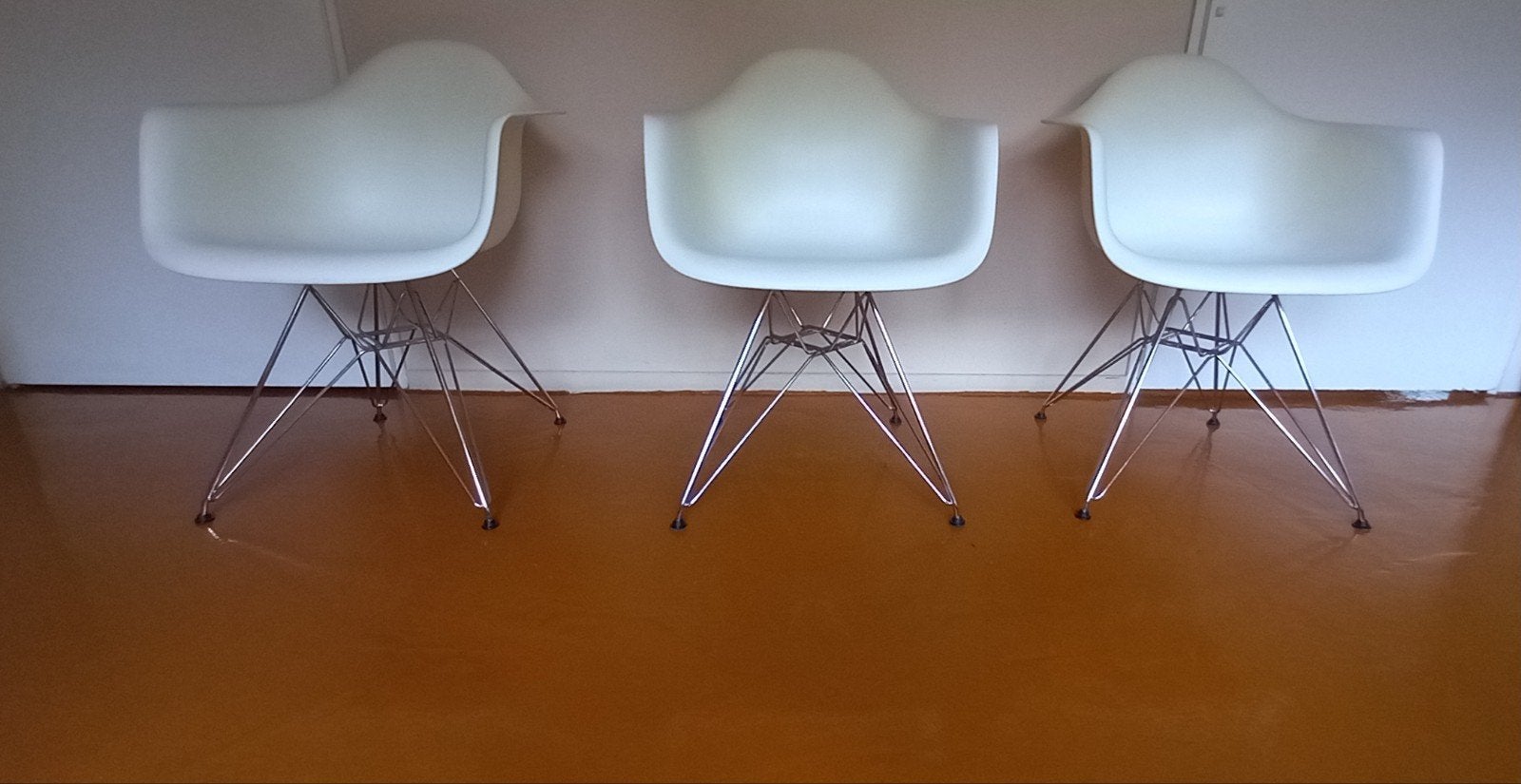 Vitra Eames DAR 3x, Huis en Inrichting, Kunststof, Drie, Wit, Ophalen of Verzenden