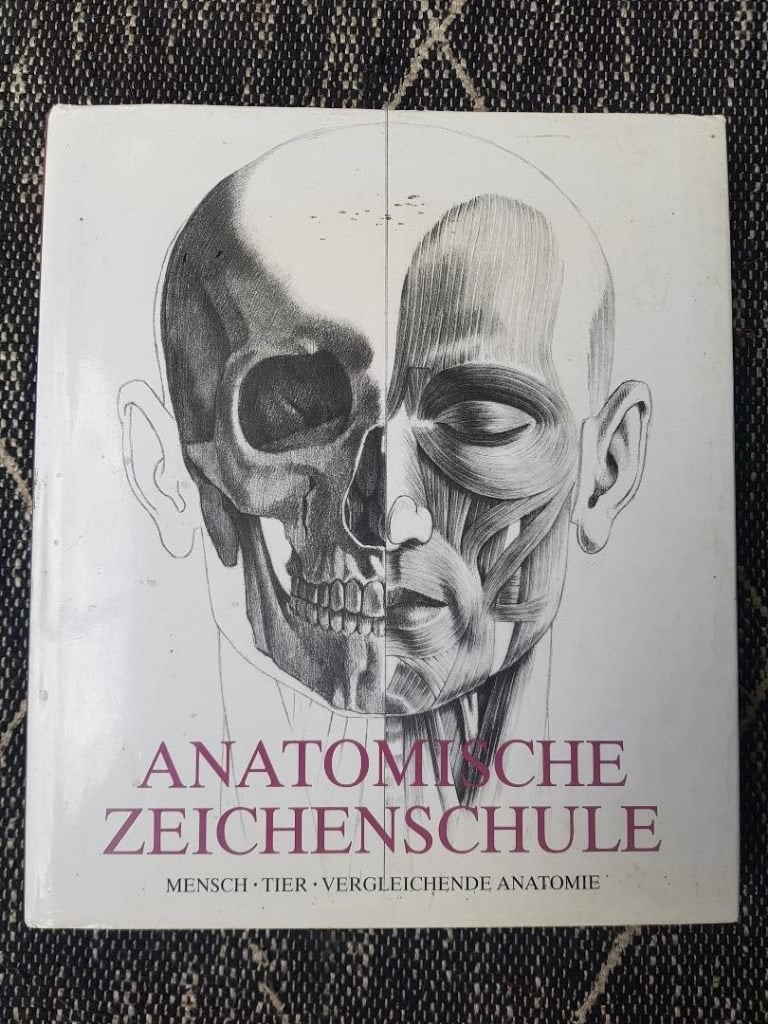 2 cursusboeken over anatomie tekenen, Ophalen, Zo goed als nieuw, Boek of Gids