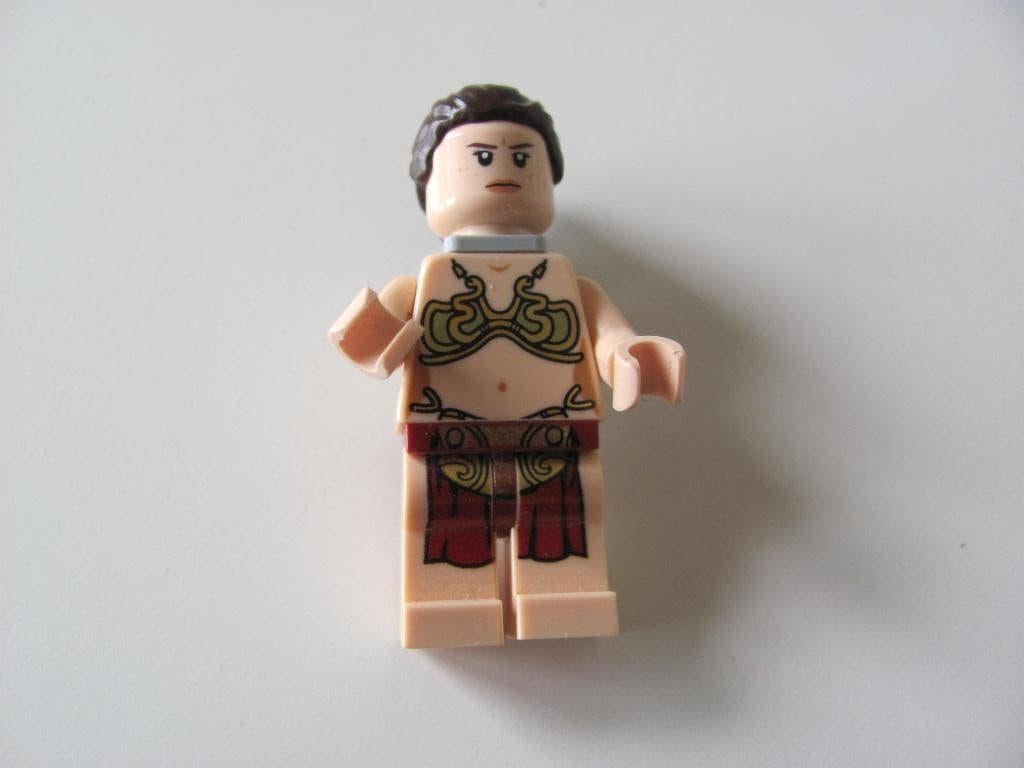 Lego Star wars figuur SW0485 Princess Leia Jabba Slave, Star Wars, Lego, Ophalen of Verzenden, Zo goed als nieuw