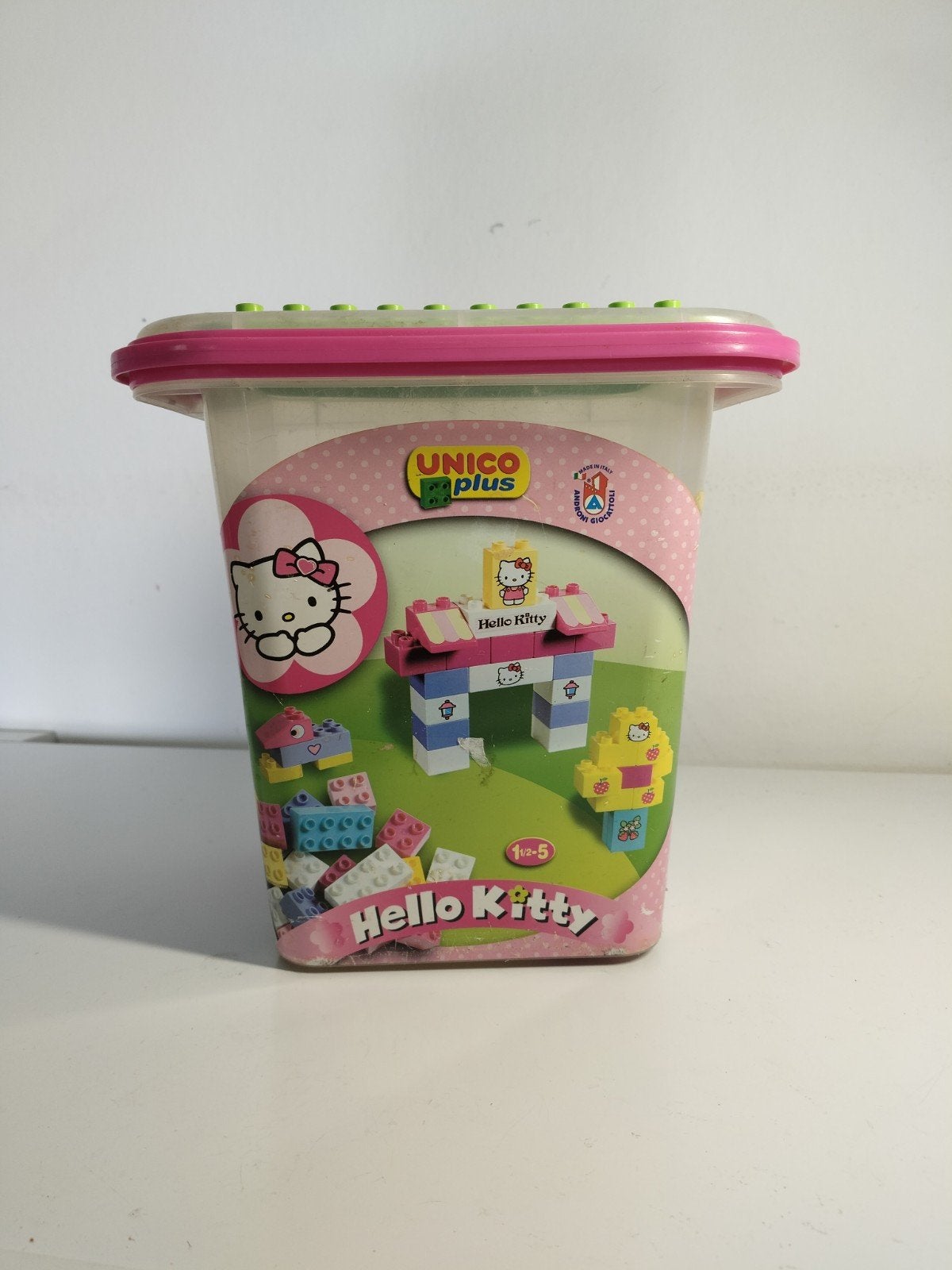 Unico Plus Hello Kitty Bouwblokken in Ton, Ophalen, Gebruikt, Overige merken