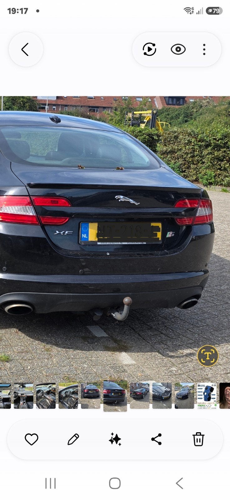 Jaguar XF 3.0 D V6 AUT 2012 Zwart, Auto's, Automaat, Achterwielaandrijving, 1850 kg, Zwart