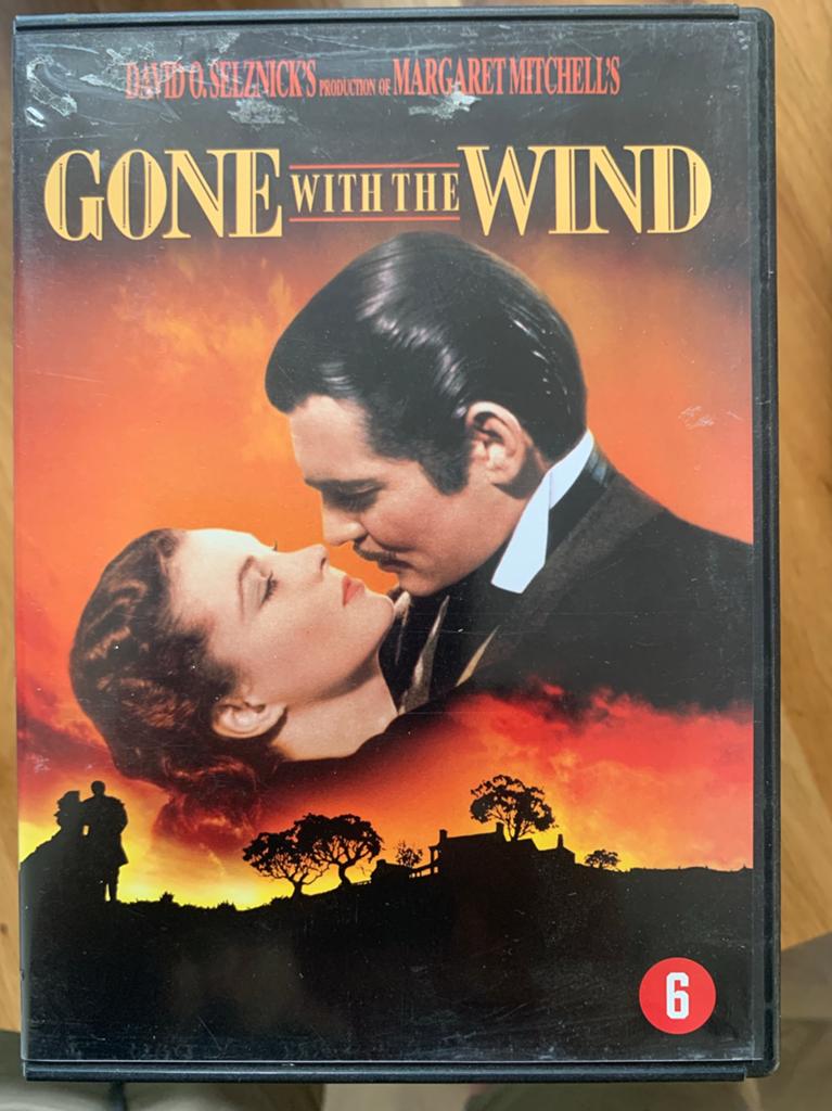 Gone with the wind (5=4), Cd's en Dvd's, Dvd's | Klassiekers, 1960 tot 1980, Vanaf 16 jaar, Ophalen of Verzenden, Zo goed als nieuw