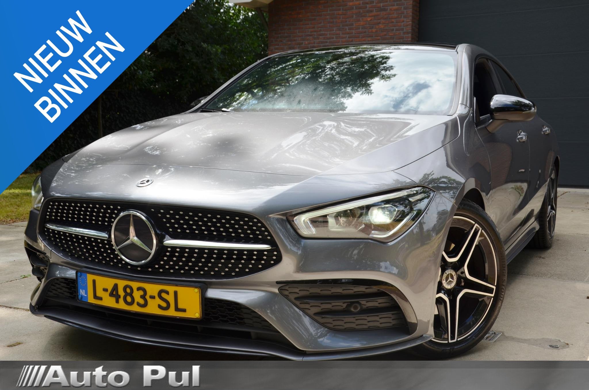 Mercedes-Benz CLA-klasse 180 Business Solution AMG Automaat/, Auto's, CLA, Gebruikt, 4 cilinders, Leder en Stof