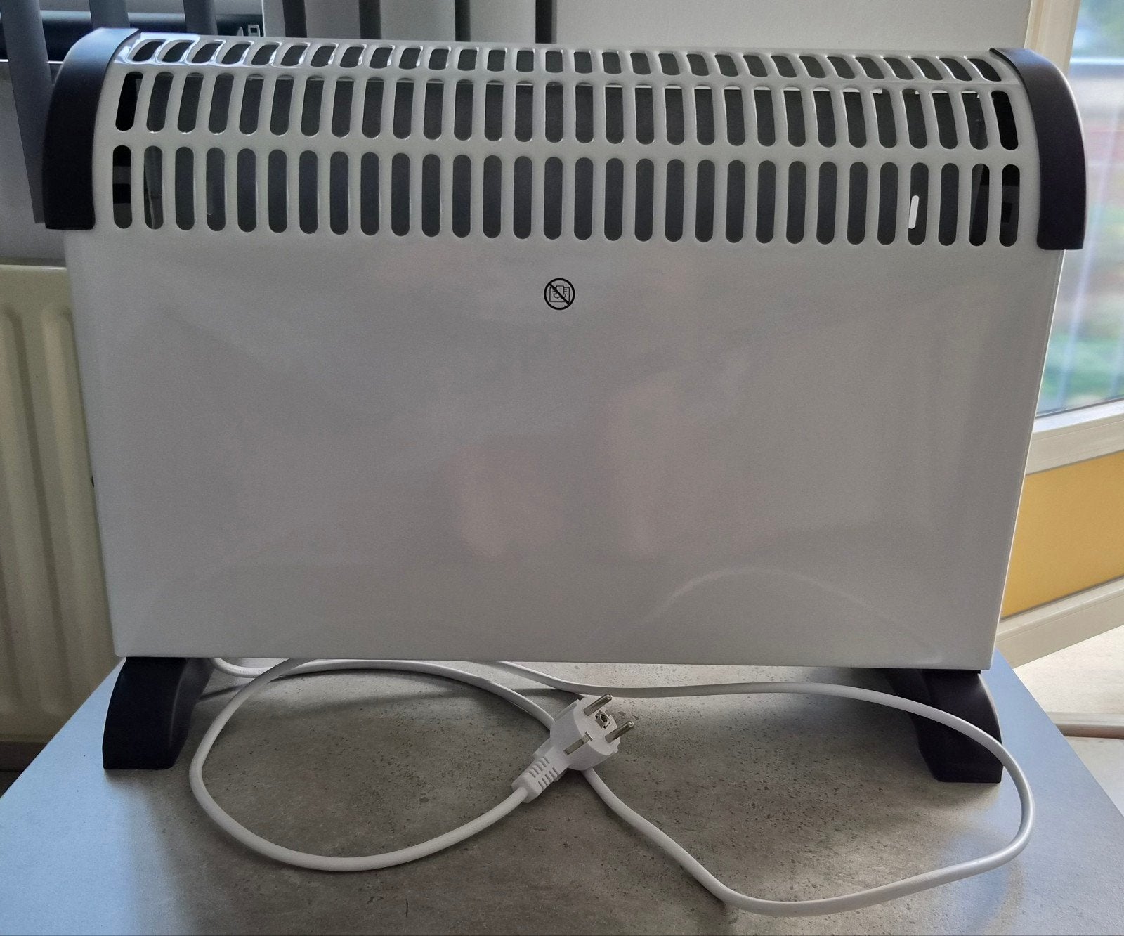 Auronic Elektrische Kachel - 2000W - Wit, 30 tot 80 cm, Kachel, Ophalen of Verzenden, Zo goed als nieuw