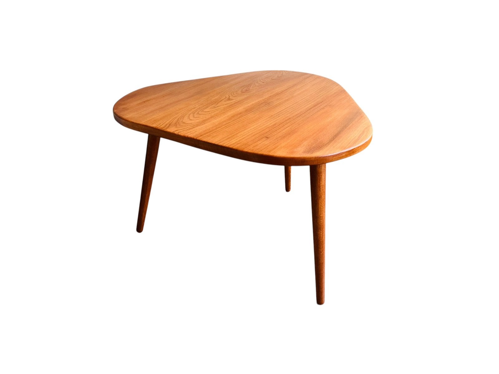Prachtige massief houten vintage salontafel bijzettafel, Ophalen of Verzenden, Zo goed als nieuw, Rechthoekig, 50 tot 100 cm