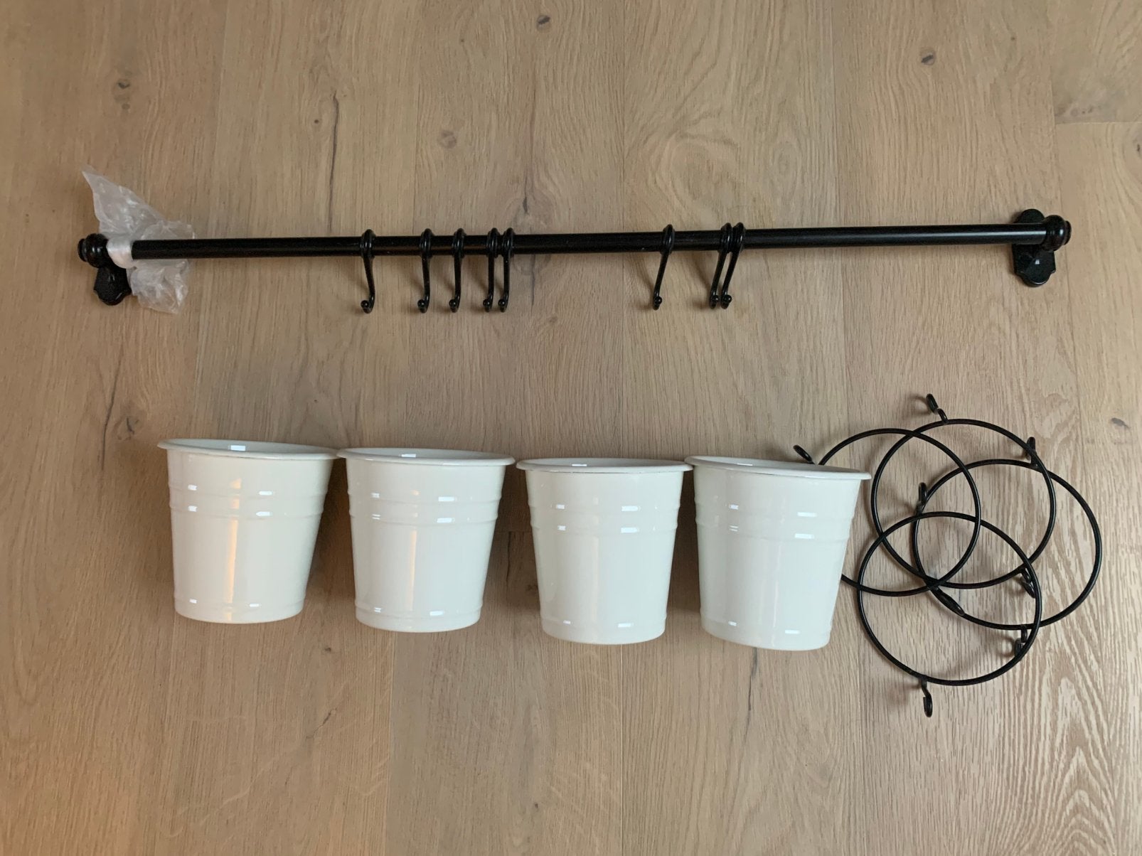 Ikea hangende kleine opbergers ijzer, Ophalen of Verzenden, Zo goed als nieuw
