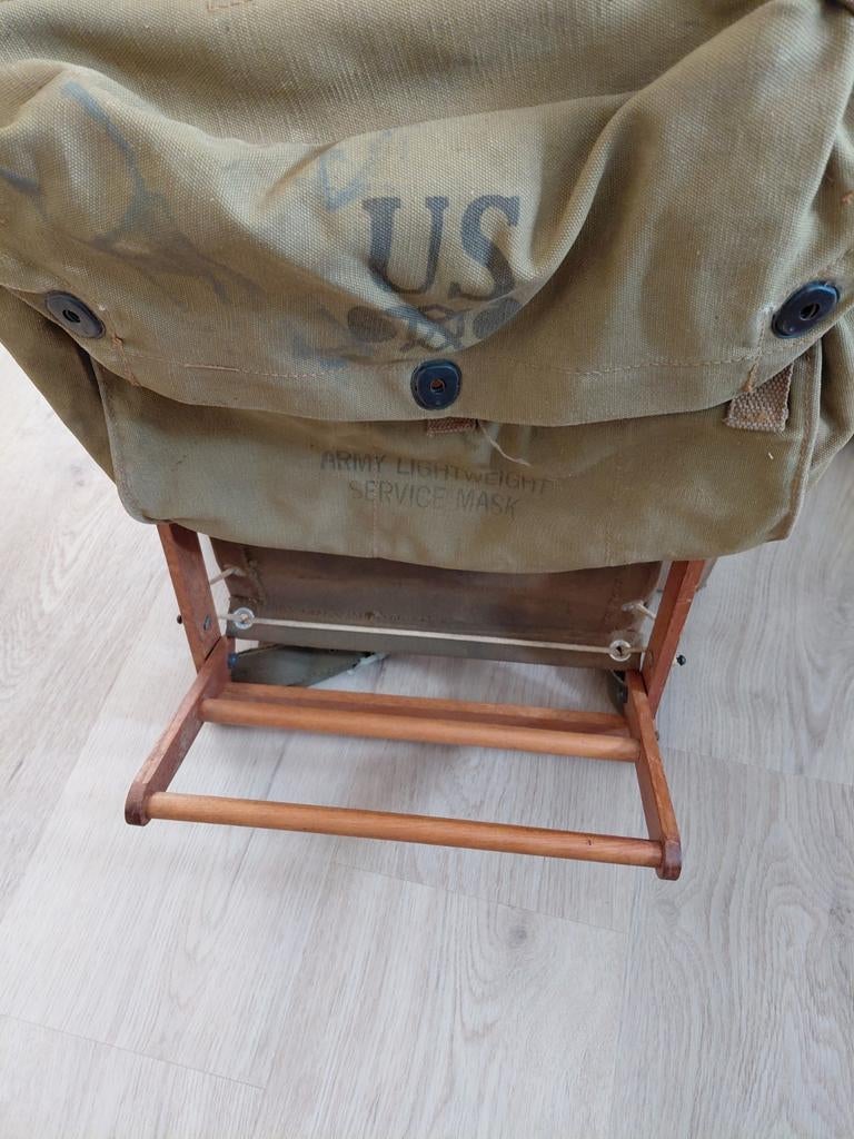 US packboard gasmask bag, Verzamelen, Militaria | Tweede Wereldoorlog, Ophalen of Verzenden, Amerika
