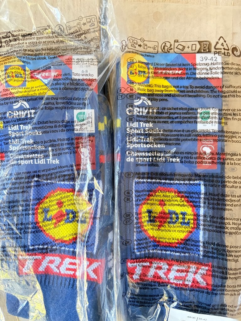 Lidl sportsokken - 4 paar maat 39-42, Verzenden, Wit, Lidl, Nieuw