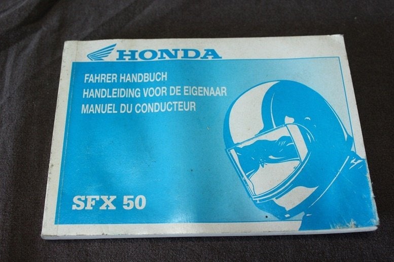 Honda SFX50 1996 scooter handleiding SFX 50, Ophalen of Verzenden, Nieuw