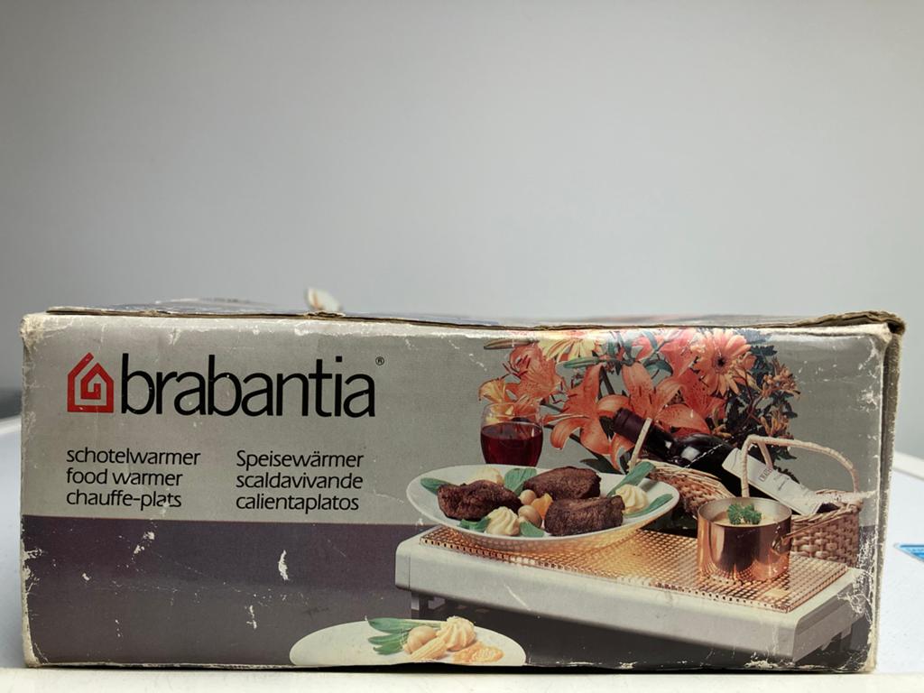Brabantia schotelwarmer / food warmer - Meerdere stuks, Ophalen of Verzenden, Zwart, Metaal, Brabantia
