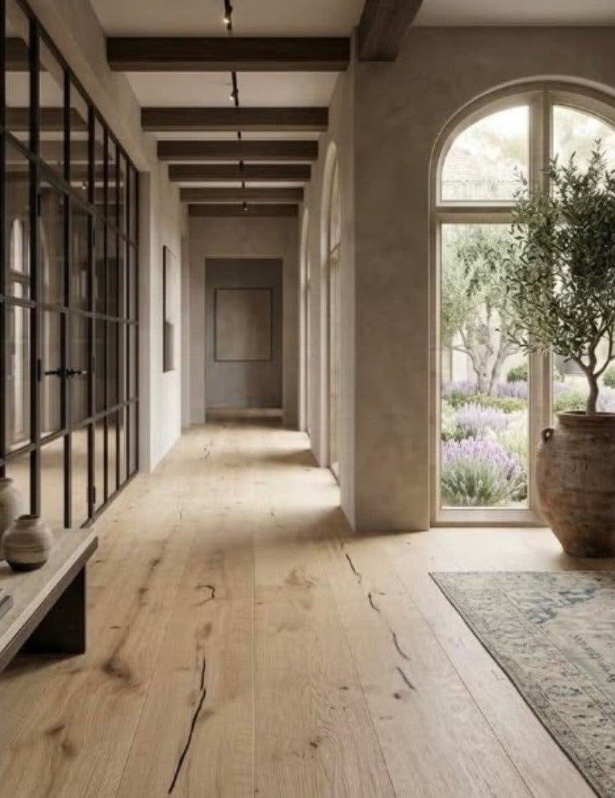 EIKEN VLOER MULTIPLANK KANT EN KLAAR! ANTIEK VEROUDERD!, Ophalen of Verzenden, Nieuw, 75 m² of meer, Parket