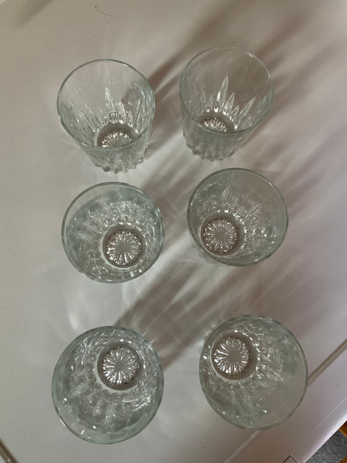 Zes drinkglazen., Ophalen of Verzenden
