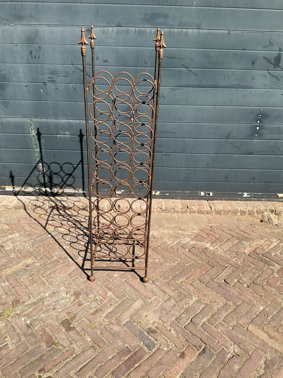 Wijnrek, Ophalen, Gebruikt, Metaal, 25 flessen of meer