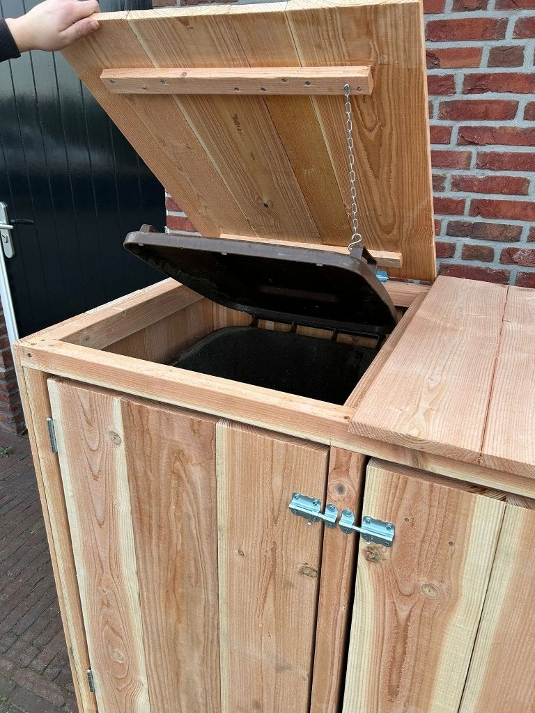 Douglas houten container ombouw, kliko hok, containerberging, Ophalen, Nieuw