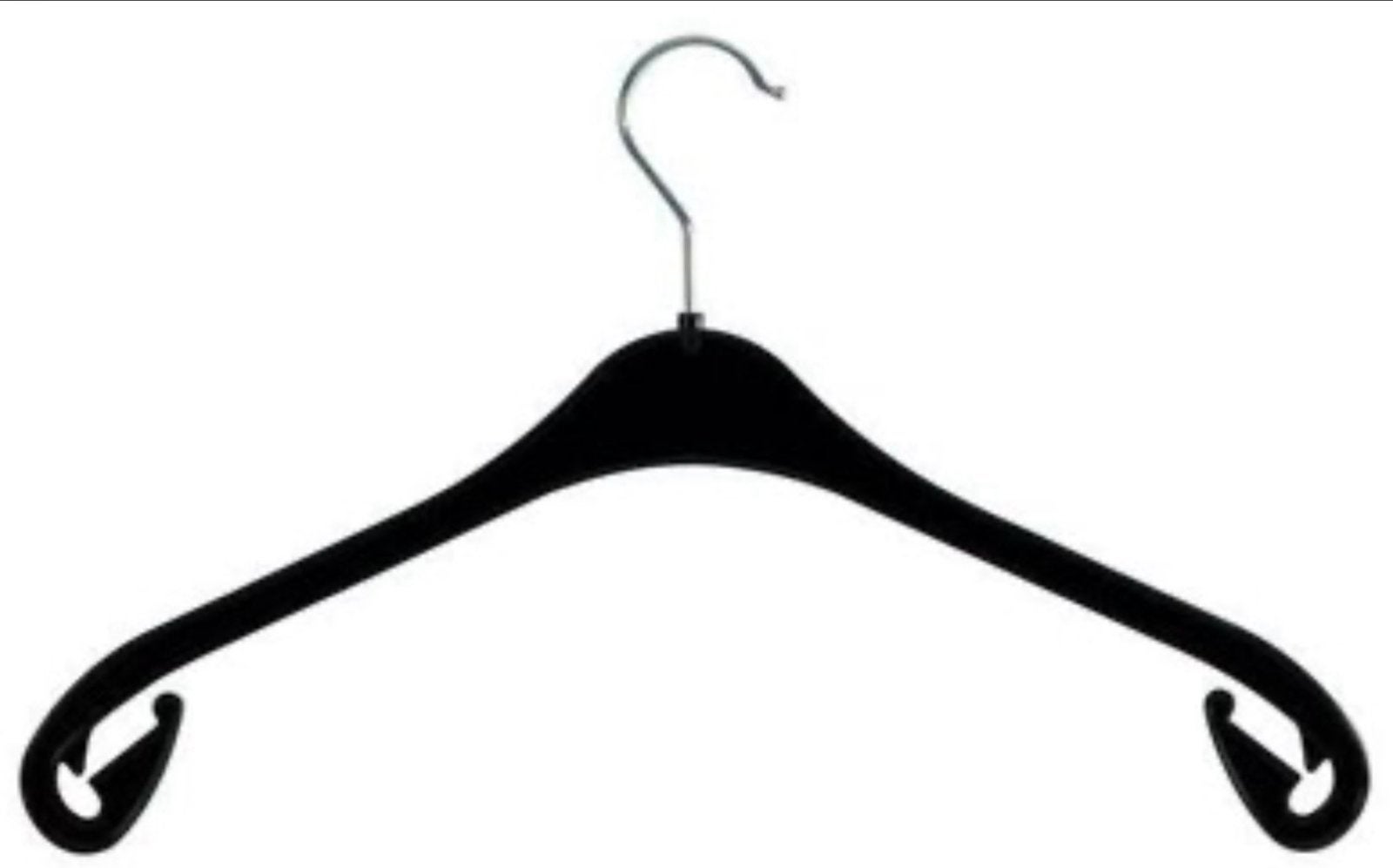 Zwarte kledinghanger maat NA47 50 stuks., Kleding | Dames, Kledinghangers, Ophalen of Verzenden, Zo goed als nieuw, Kunststof