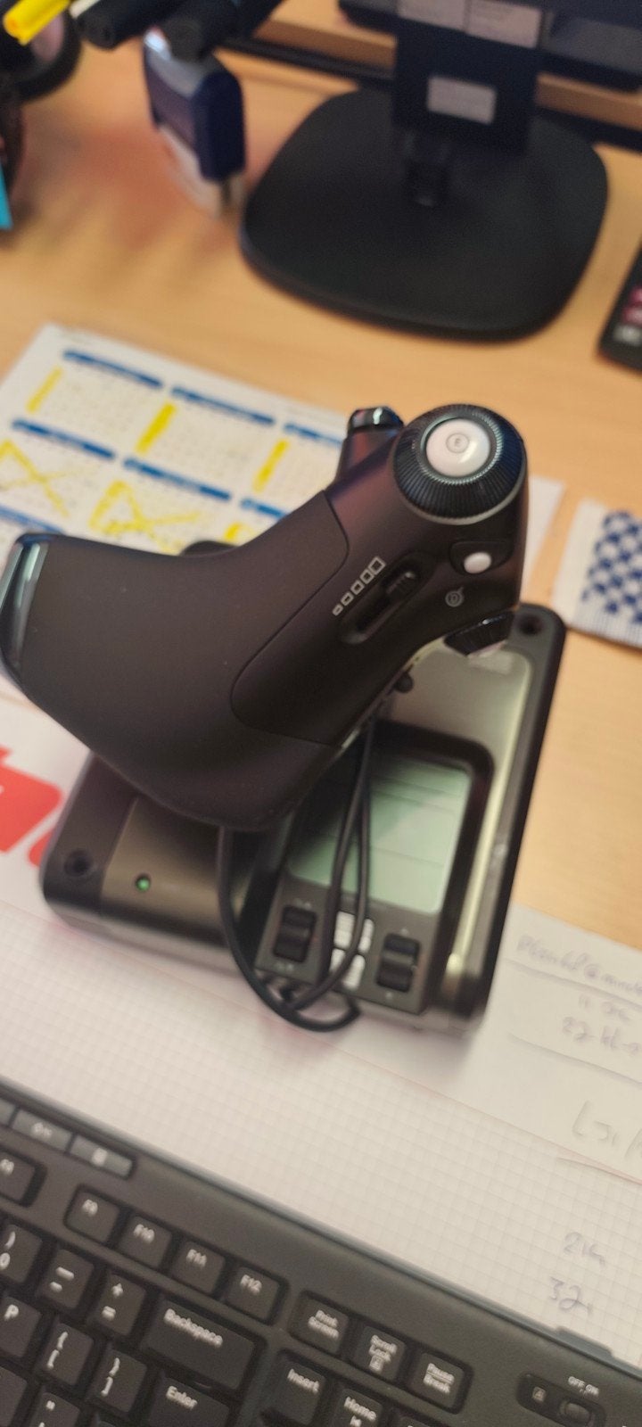 Saitek X52 Pro Base met USB-kabel (zonder throttle/joystick), Ophalen of Verzenden, Gebruikt, Saitek