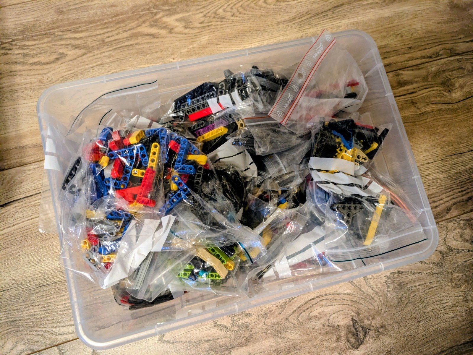 Ruim 2 kilo Lego Technic Studdles Beams, Gebruikt, Lego, Ophalen of Verzenden, Technic