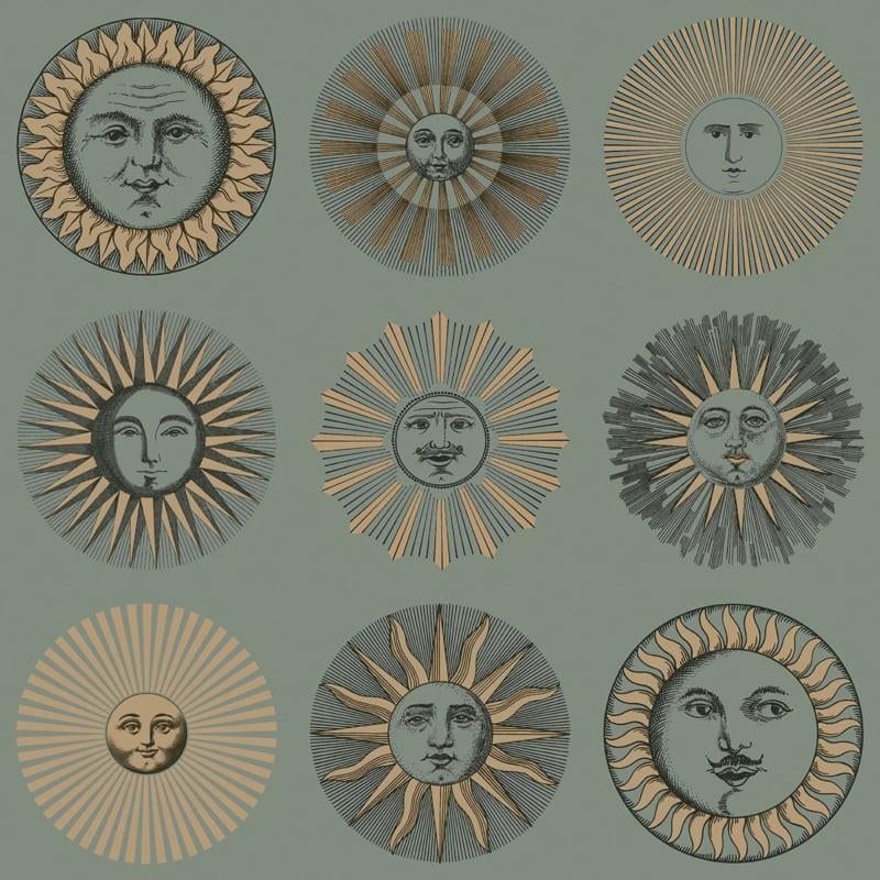 Behang Cole & Son Fornasetti Senza Tempo II behang Soli 123/, Huis en Inrichting, Stoffering | Behang, Ophalen