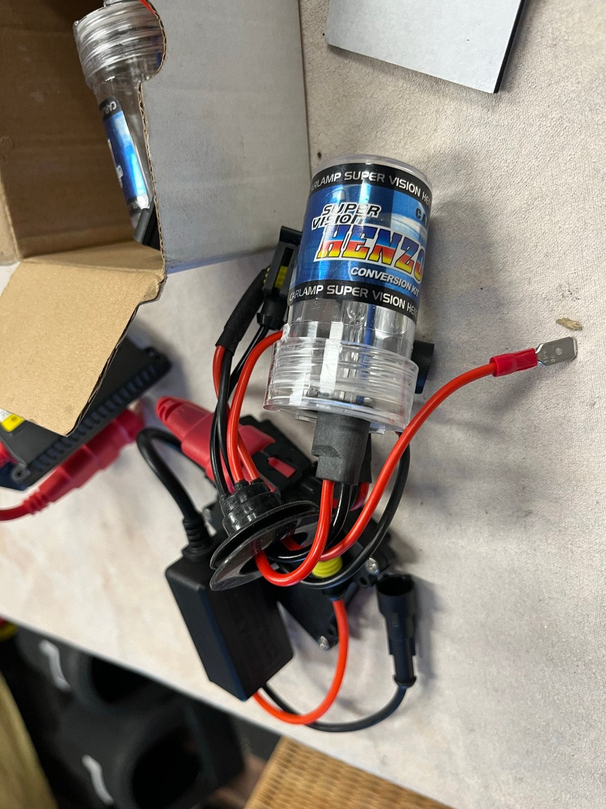 2x Xenon H1 Lampen met Ballast 8000K, Ophalen of Verzenden, Nieuw, Universele onderdelen
