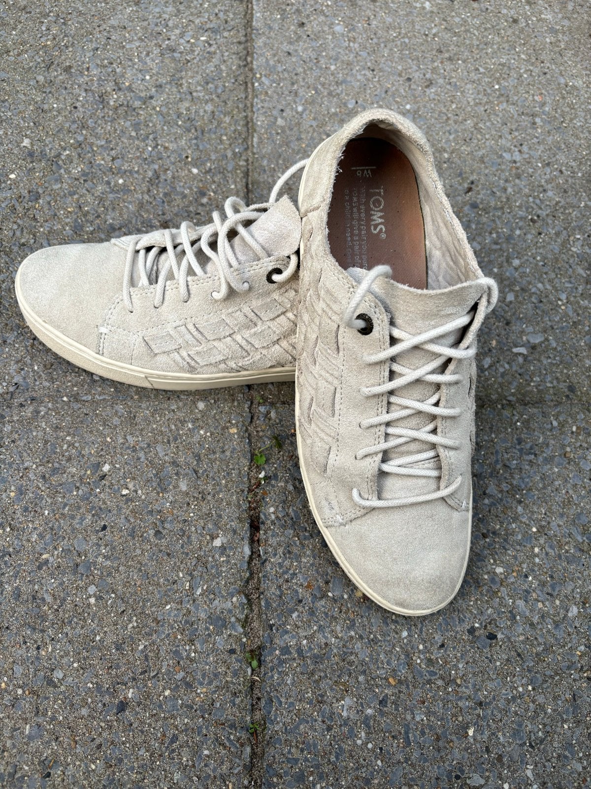 Toms Lenox Trainers - Maat 38,5, Ophalen of Verzenden, Gedragen, Beige, Sneakers of Gympen