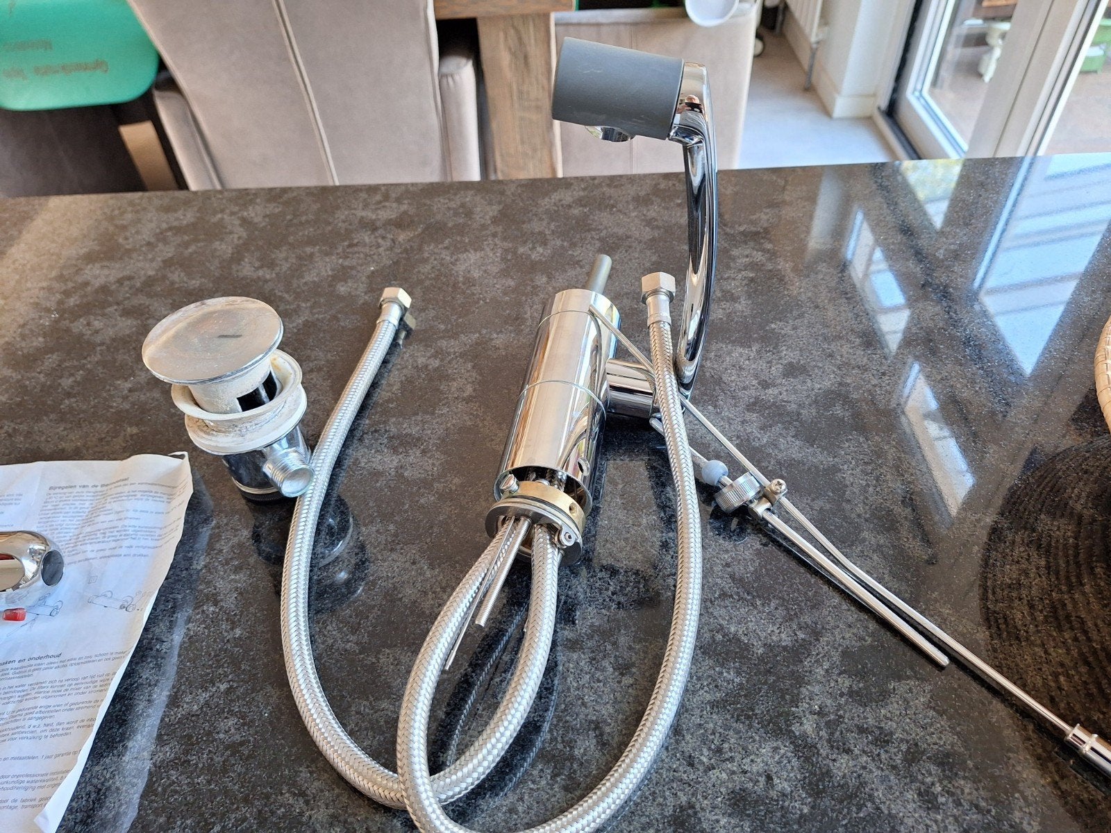 Thermostatische Douchekraan Chroom - Zo goed als nieuw, Ophalen, Zo goed als nieuw, Chroom, Douche