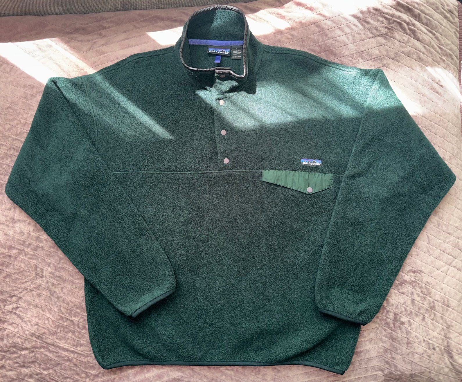 Patagonia Synchilla Snap T Fleece Sweater, Kleding | Heren, Truien en Vesten, Ophalen of Verzenden, Zo goed als nieuw, Maat 52/54 (L)