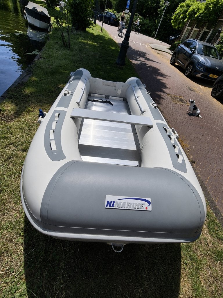 Nimarine 390 AL rubberboot + Suzuki 6pk 4-takt motor, Ophalen, Aluminium, Gebruikt, 4 m