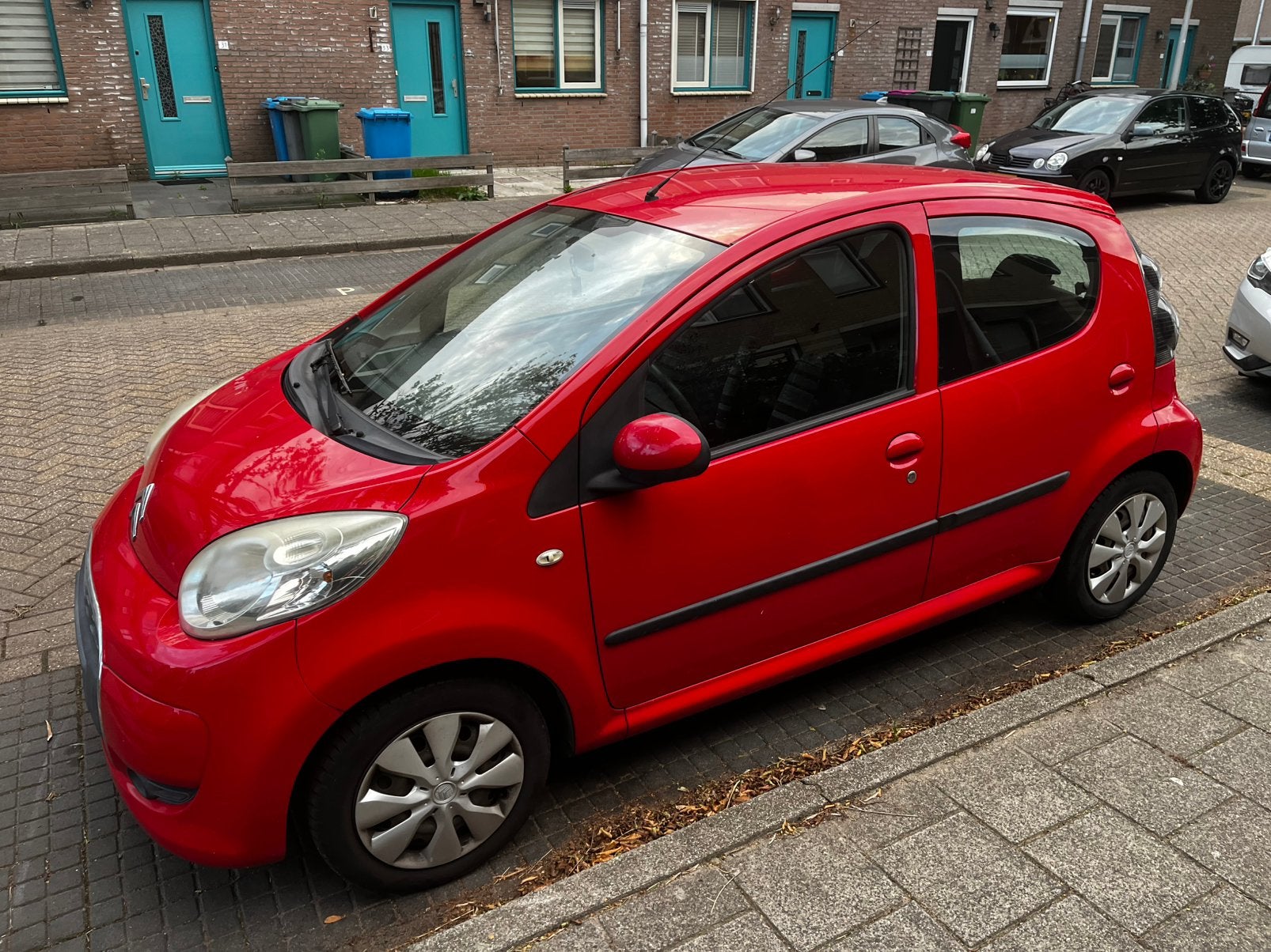 Citroën C1 1.0i 68PK 5D 2010 Rood, Voorwielaandrijving, 4 stoelen, C1, 68 pk