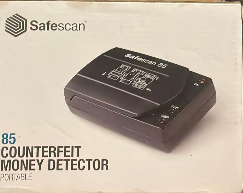 Safescan 85counterfit money detector, Postzegels en Munten, Munten en Bankbiljetten | Toebehoren, Ophalen