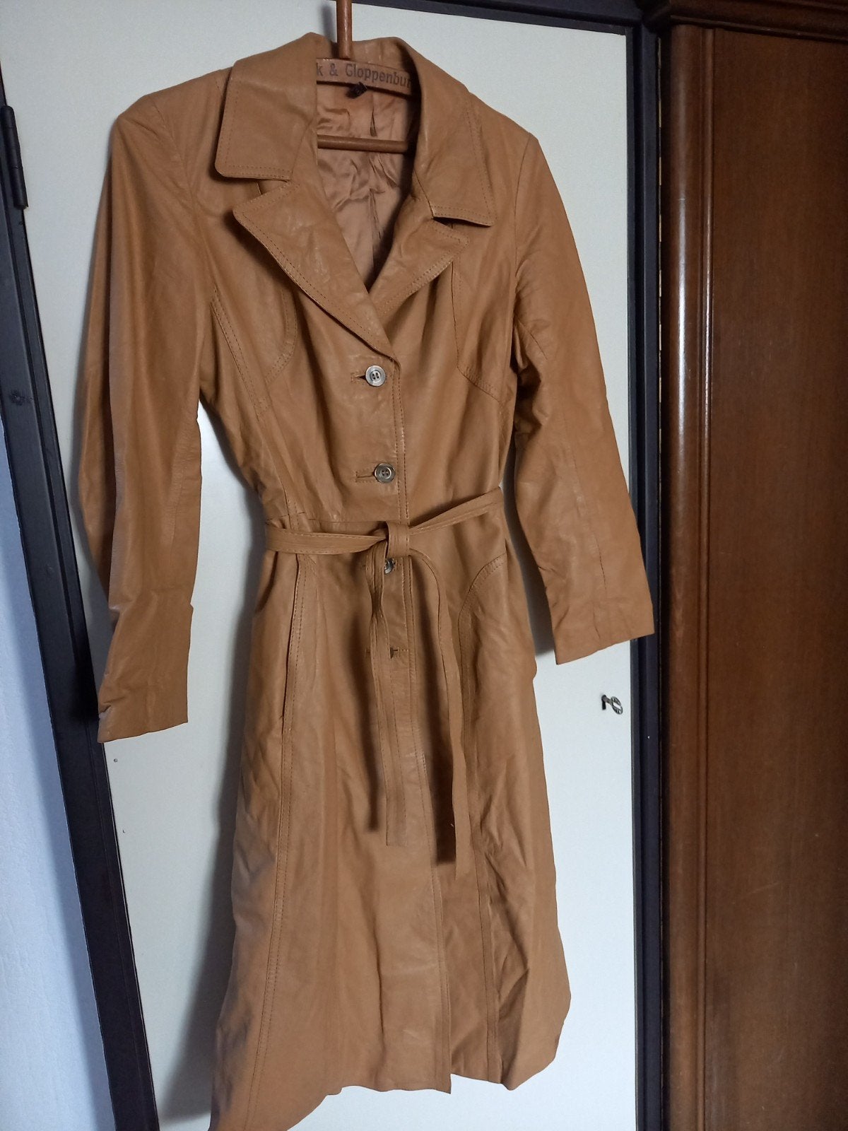 vintage leren damesjas mt 34/36, Ophalen of Verzenden, Maat 34 (XS) of kleiner