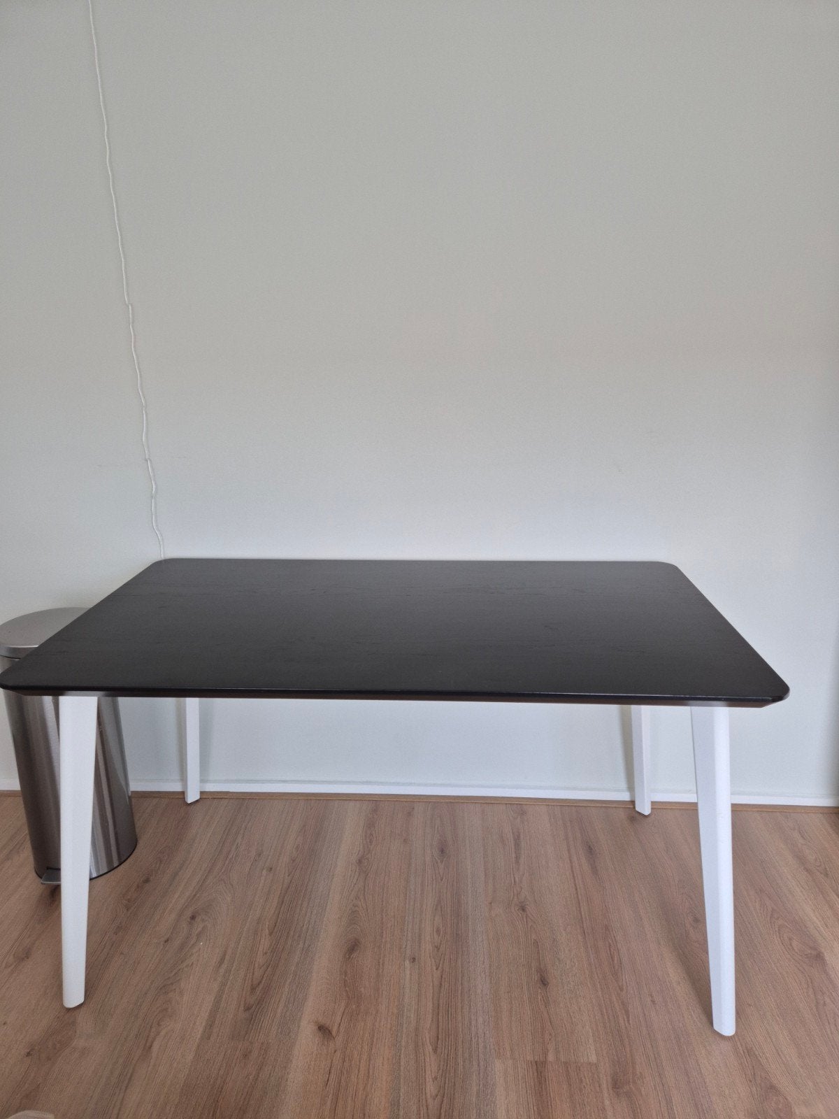 IKEA Lisabo eettafel/bureau 140x78x75, Ophalen, Gebruikt, 100 tot 150 cm, Tot twee personen