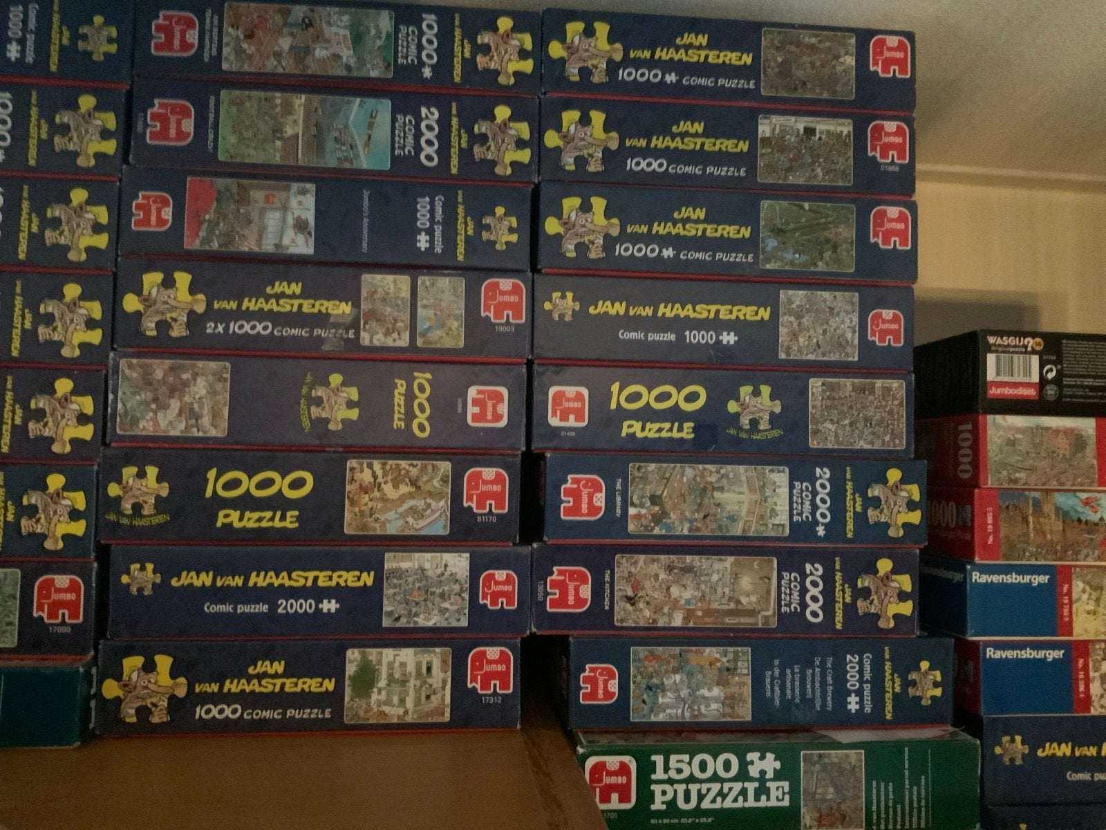 Jan van Haasteren & Ravensburger puzzels (diverse), Ophalen, 500 t/m 1500 stukjes, Gebruikt, Legpuzzel