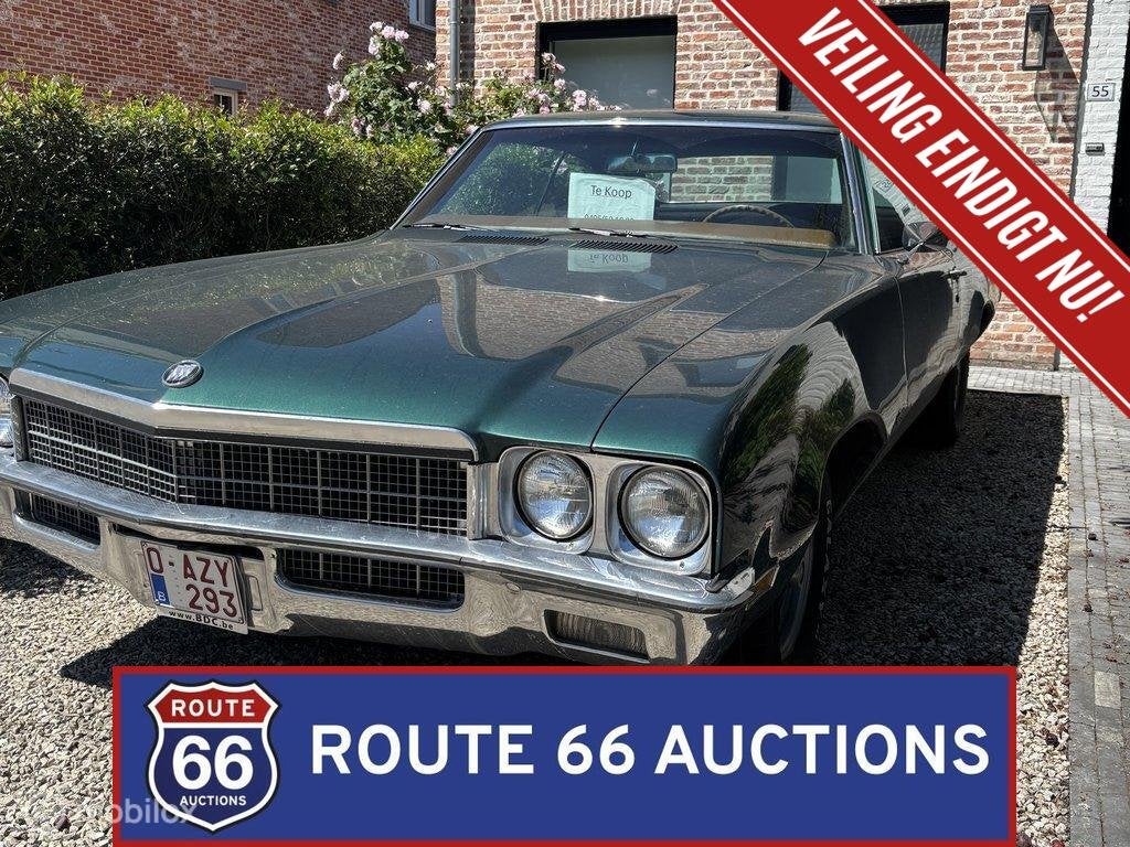 Buick Skylark | 1972 | Route 66 Auctions, Auto's, Overige carrosserieën, Zwart, Bedrijf, Handgeschakeld